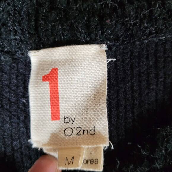 1 by O'2nd Black Wool Pencil Dress - Size Medium - Picture 4 of 8